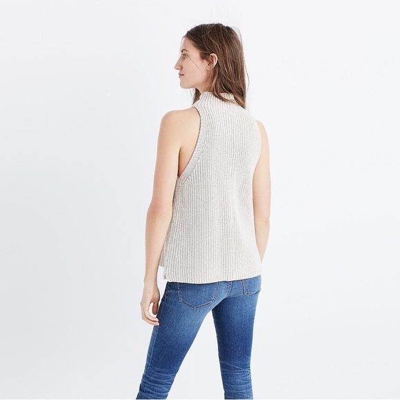 Madewell Mockneck Sweater-Vest size large - Picture 3 of 8